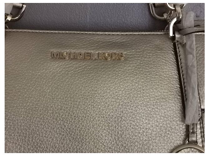 Michael Kors Shopping Bag Blassgold Grained Leder Golden - Ansicht 6