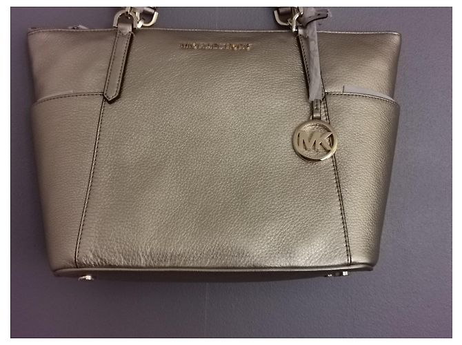 Michael Kors Shopping Bag Blassgold Grained Leder Golden - Ansicht 7