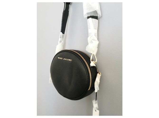 Borsa a tracolla ovale in pelle nera Marc Jacobs Nero - vista 3