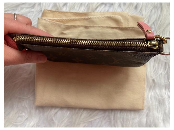 Louis Vuitton Mini Pochette Multicolore Pelle e Tela - vista 5