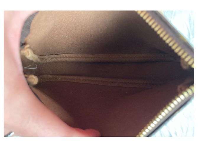 Louis Vuitton Mini Pochette Multicolore Pelle e Tela - vista 8