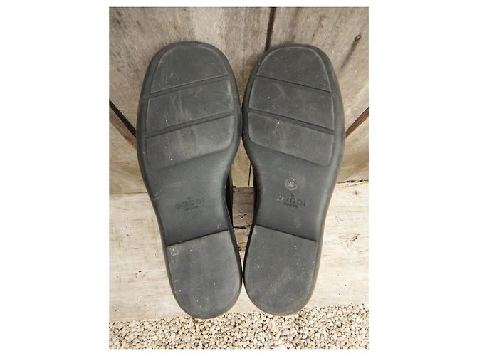 Botines Gucci de cuero negro talla 38 - vista 3
