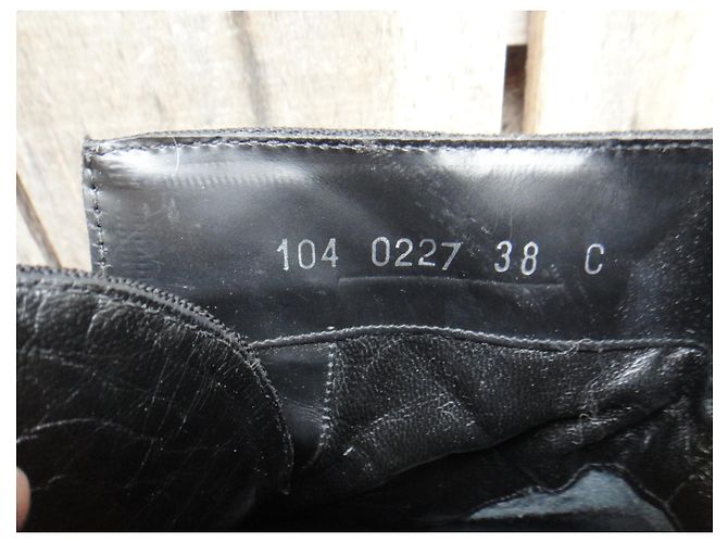 Botines Gucci de cuero negro talla 38 - vista 4