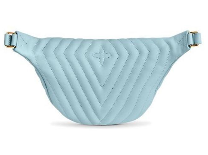 Bumbag Louis Vuitton Marsupio new wave LV Blu chiaro - vista 2