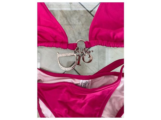 Badeanzug 2 Dior-Stücke Fuschia - Ansicht 3