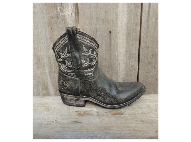 Botines Mexicana de piel grises 36 - vista 2