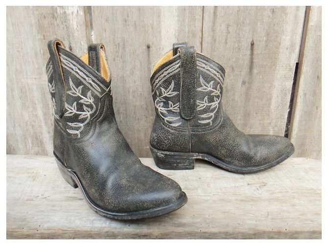 Botines Mexicana de piel grises 36 - vista 3