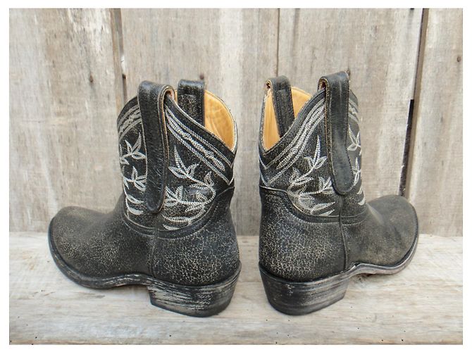 Botines Mexicana de piel grises 36 - vista 5