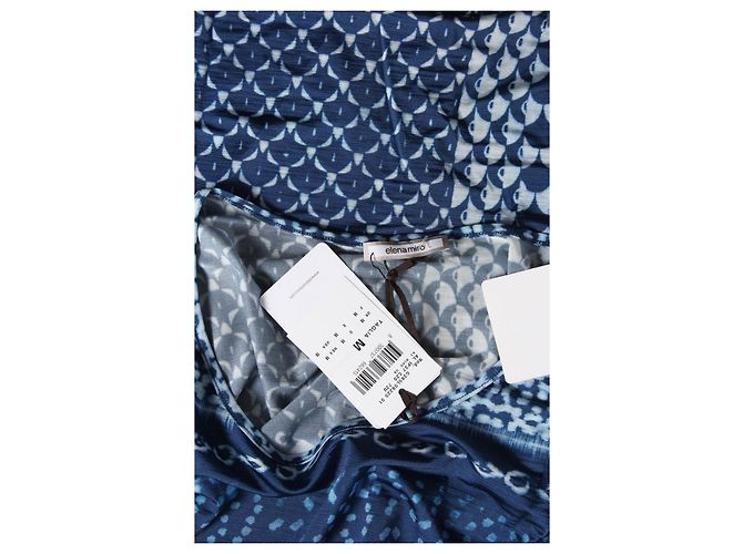 Top Elena Miró Azul de Viscosa M - vista 3