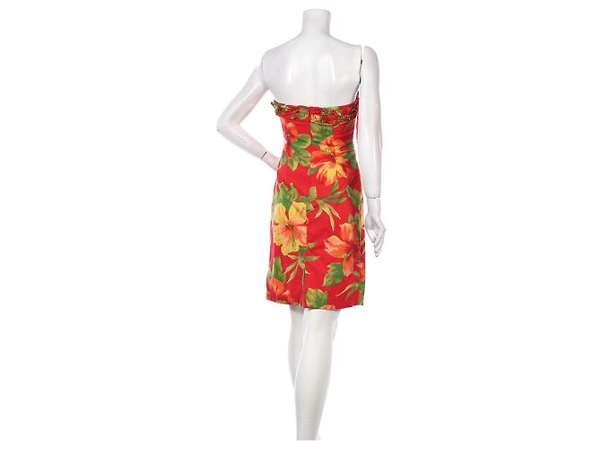 Vestido de flores Ralph Lauren de algodón Multicolor - vista 2