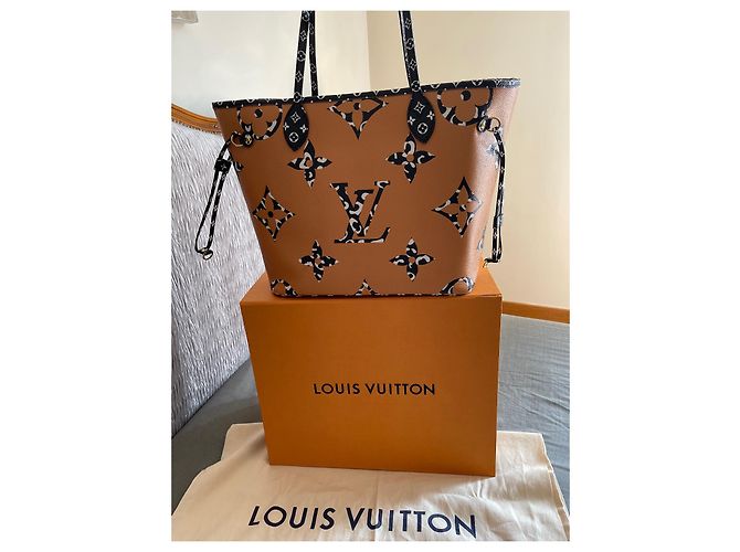 Louis Vuitton Neverfull Jungle Collection Borsa in pelle - vista 2