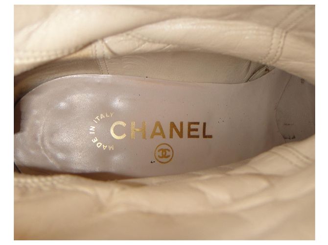 Taglia stivali alti Chanel 38 Nero - vista 8