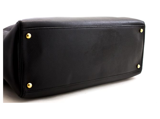 Borsa Executive CHANEL 2Borsa a tracolla Way Caviar nera Nero - vista 4