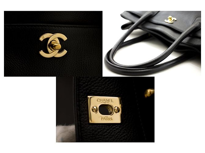 Borsa Executive CHANEL 2Borsa a tracolla Way Caviar nera Nero - vista 7