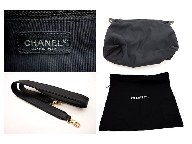 Borsa Executive CHANEL 2Borsa a tracolla Way Caviar nera Nero - vista 8