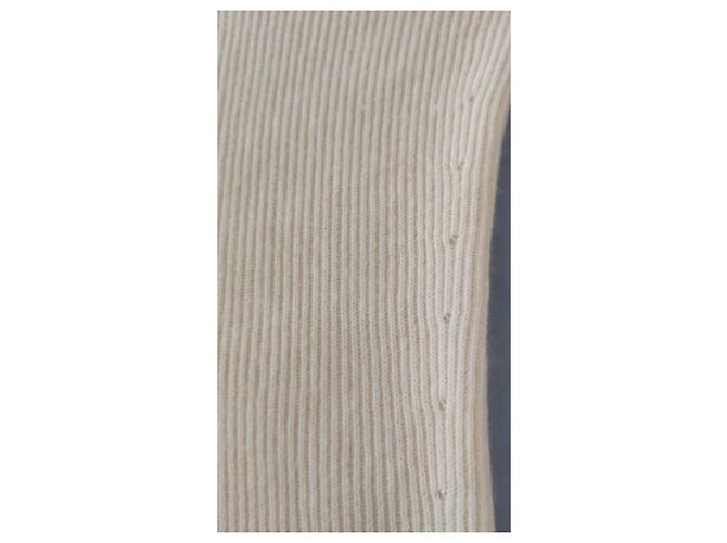 SUÉTER DE CUELLO BARCO DE PUNTO DE CASHMERE GUCCI Crudo - vista 5