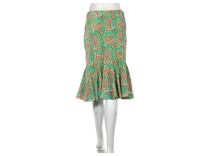 Falda de seda Ralph Lauren Multicolor - vista 2