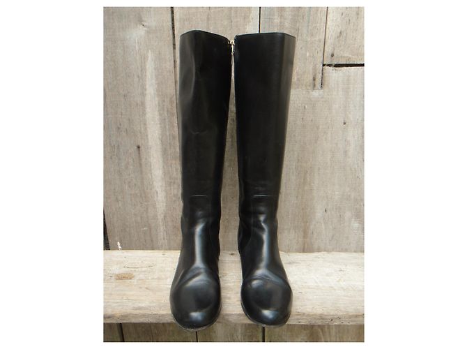 Max Mara Stiefel mit integriertem Absatz 39 Schwarz - Ansicht 3