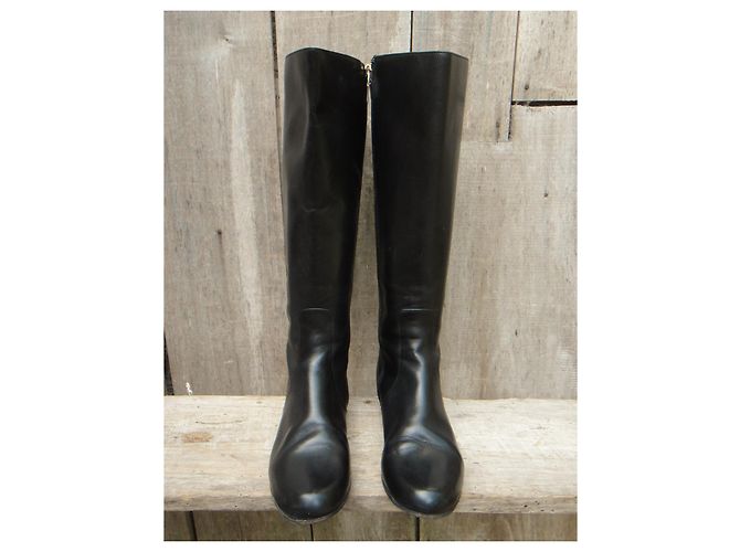 Max Mara Stiefel mit integriertem Absatz 39 Schwarz - Ansicht 4