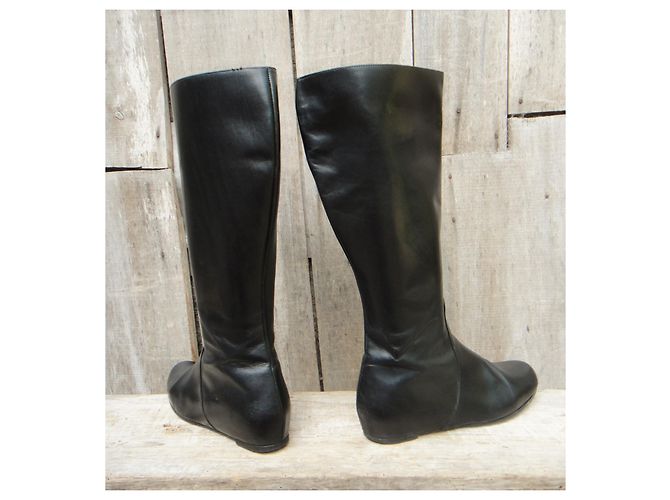 Max Mara Stiefel mit integriertem Absatz 39 Schwarz - Ansicht 6
