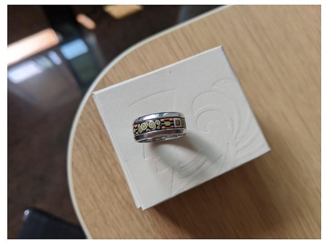 Frey Wille Gustav klimt 18k Weißgoldring Mehrfarben - Ansicht 5