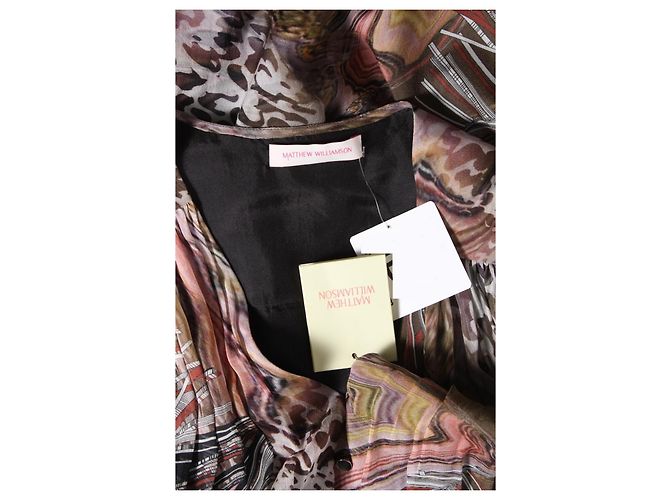 Matthew Williamson Seidenkleid Mehrfarbig Größe S Mehrfarben - Ansicht 3