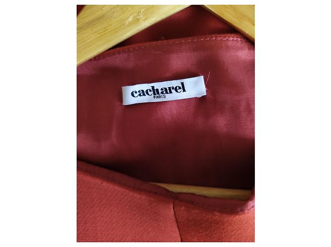 Cacharel Kleid Orange aus Wolle - Ansicht 3