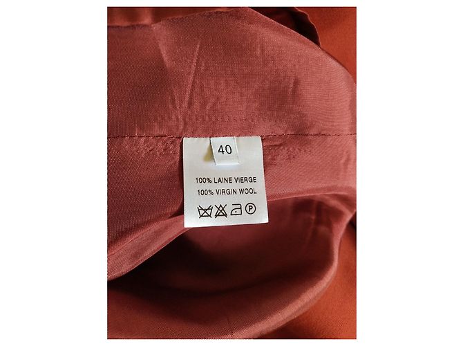 Cacharel Kleid Orange aus Wolle - Ansicht 4