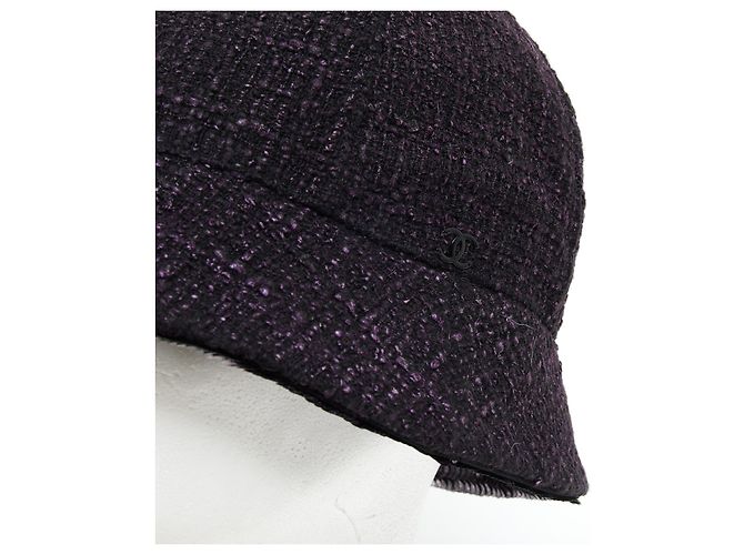 Chanel tweed de groselha preta t57 Preto - vista 4