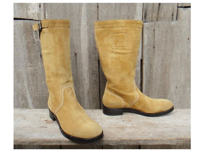 Botas Jil Sander p 37 Mostaza - vista 2