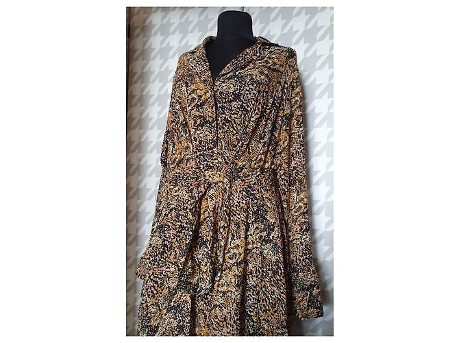 Vestido Ghost London de viscosa con cinturón XL Multicolor - vista 2