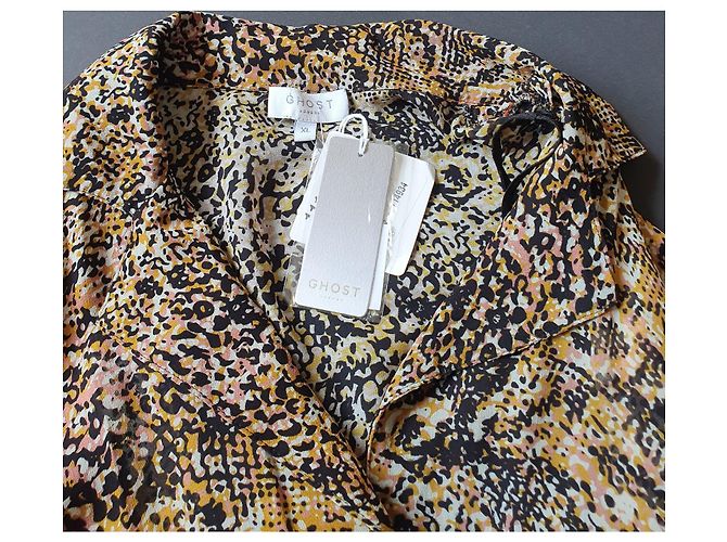Vestido Ghost London de viscosa con cinturón XL Multicolor - vista 6