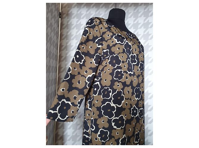 Brook Brothers Brooks Brothers Kleid Mehrfarbig Polyester Größe M Mehrfarben - Ansicht 2