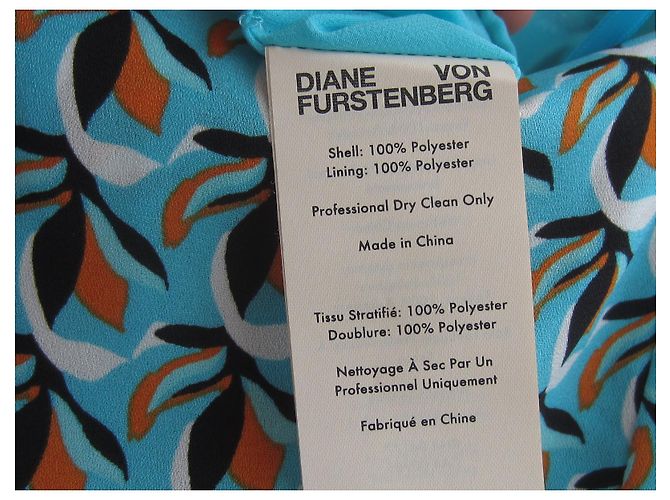 Diane Von Furstenberg Beatrix Langkleid Türkis - Ansicht 11