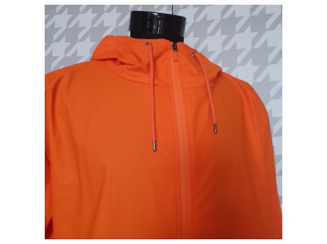 Rains Regenjacke Orange Polyurethan - Ansicht 2