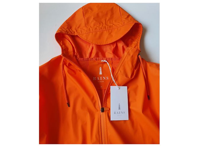 Rains Regenjacke Orange Polyurethan - Ansicht 5
