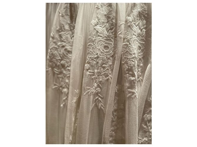Autre Marque Sottogonna in pizzo color eggshell Bianco sporco - vista 4