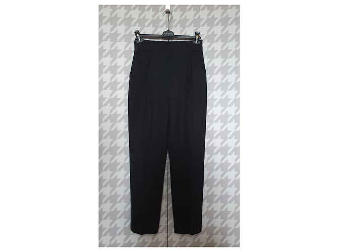 Calça Haider Ackermann de lã virgem preta Preto - vista 3