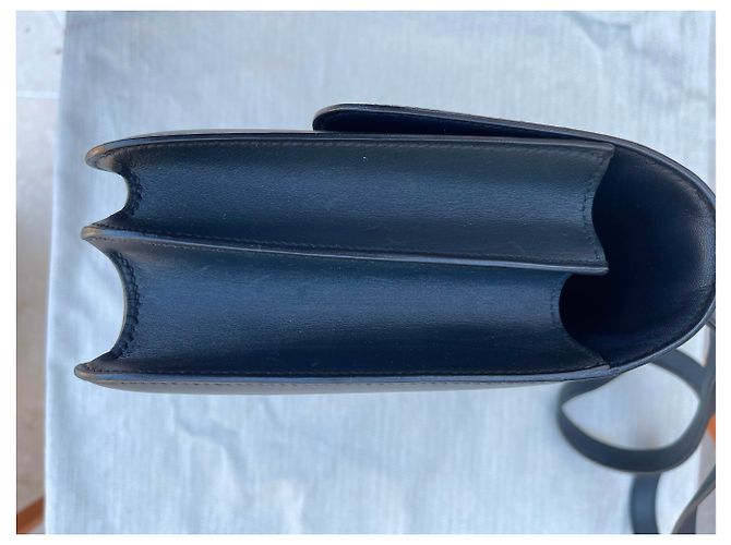Hermès Constance 24 Navy Blau Boxleder Marineblau - Ansicht 10