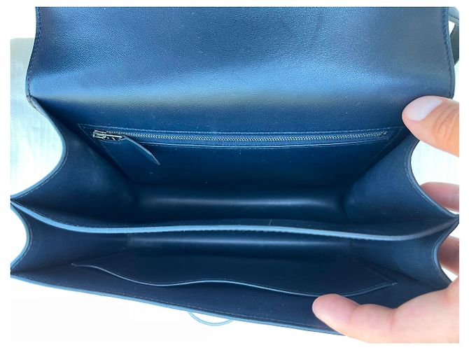 Hermès Constance 24 Navy Blau Boxleder Marineblau - Ansicht 13
