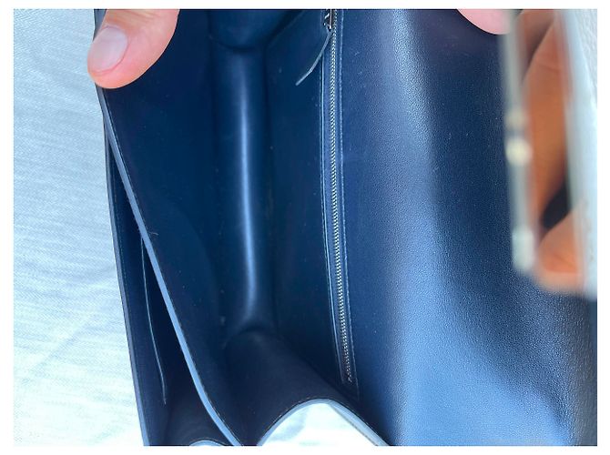 Hermès Constance 24 Navy Blau Boxleder Marineblau - Ansicht 14