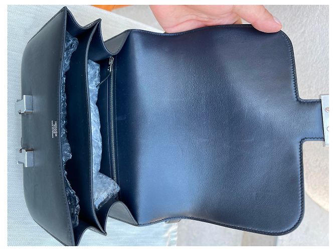 Hermès Constance 24 Navy Blau Boxleder Marineblau - Ansicht 16