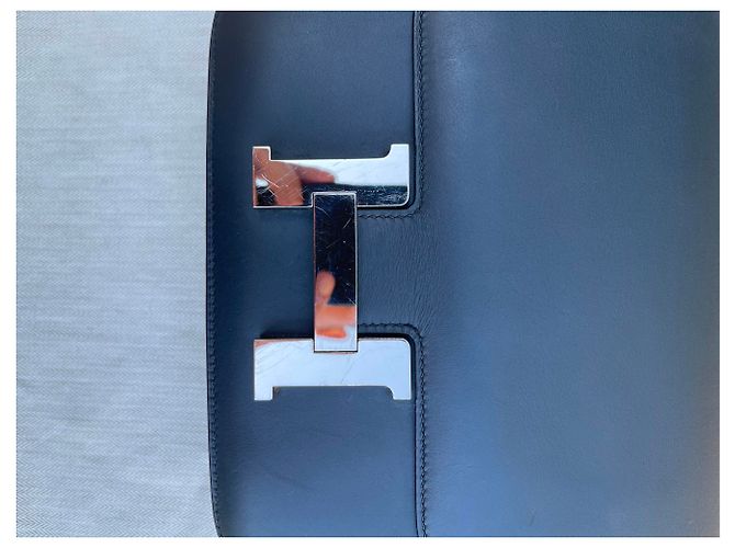 Hermès Constance 24 Navy Blau Boxleder Marineblau - Ansicht 19