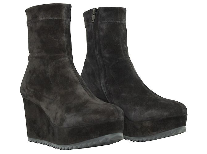 Pedro Garcia Botas de ante Negro - vista 2