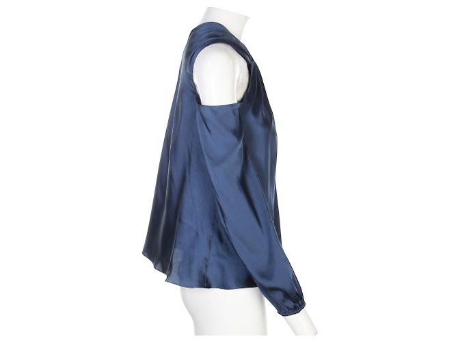 Elizabeth And James Cold Shoulder Silk Top - vista 4