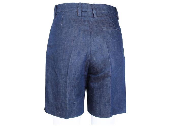 Hermès Bermuda di jeans Blu - vista 2