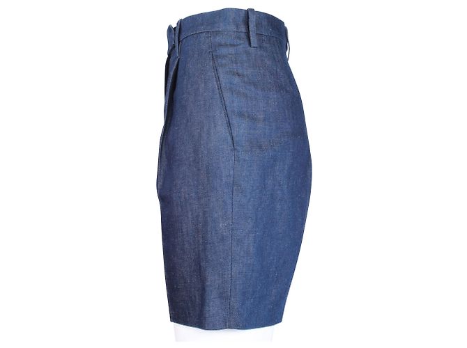 Hermès Bermuda di jeans Blu - vista 3