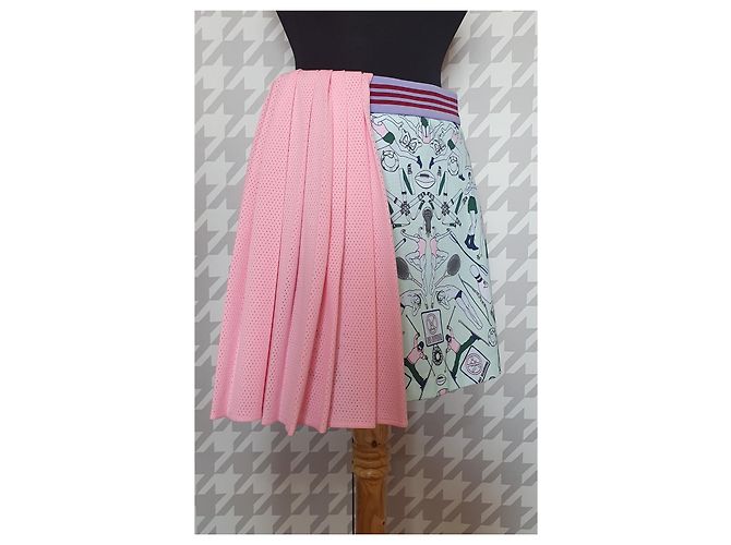 Minifalda turquesa Mary Katrantzou Adidas Capsule Multicolor - vista 2