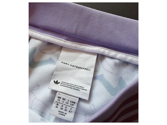Minifalda turquesa Mary Katrantzou Adidas Capsule Multicolor - vista 4