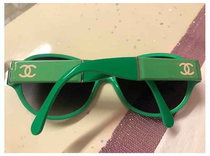 Chanel Occhiali da sole Verde - vista 5